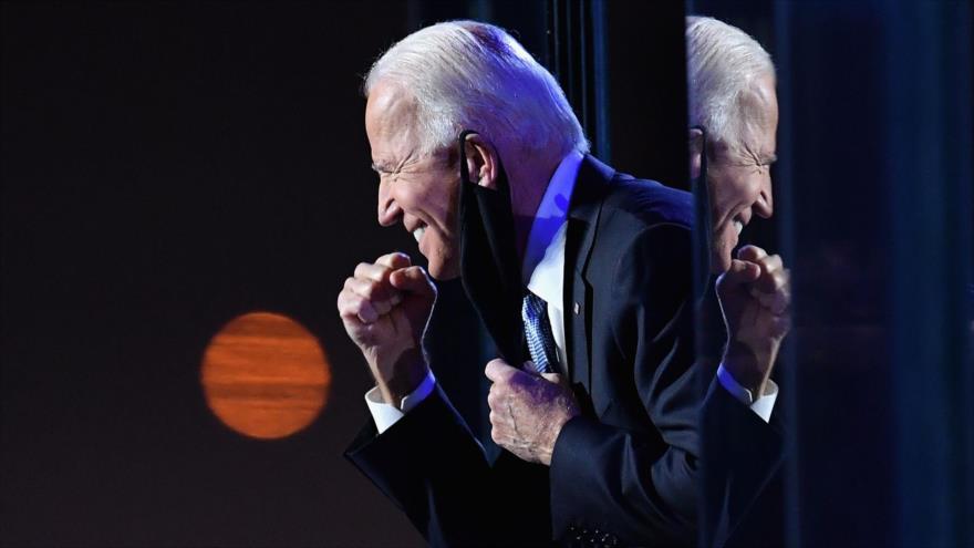 El presidente electo de Estados Unidos, Joe Biden, 8 de noviembre de 2020. (Foto: AFP)