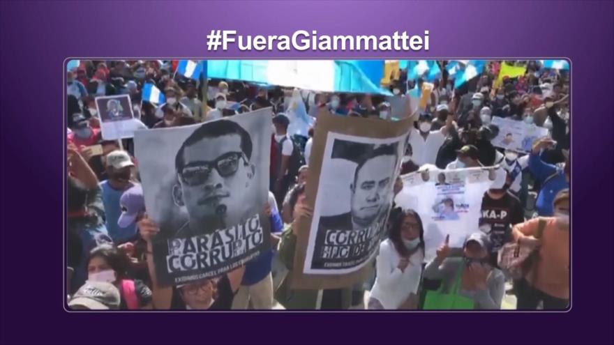 Etiquetaje: Guatemala en crisis; piden la renuncia de Giammattei