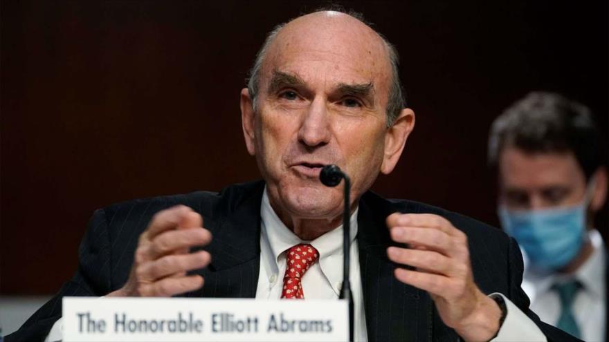 El representante especial de EE.UU. para Irán y Venezuela, Elliott Abrams, testifica ante el Senado, Washington, D.C ., 24 de septiembre de 2020. (Foto: AFP)