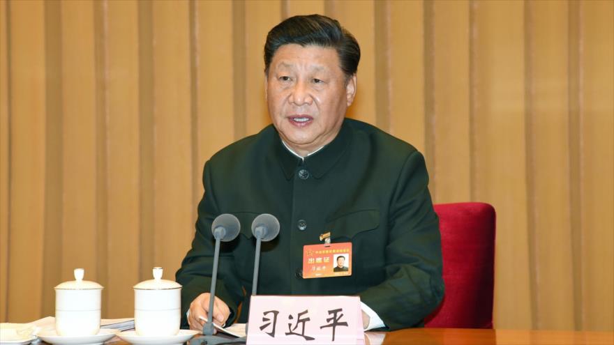 El presidente chino, Xi Jinping, en una reunión de la Comisión Militar Central, Pekín (la capital), 25 de noviembre de 2020. (Foto: Xinhua)