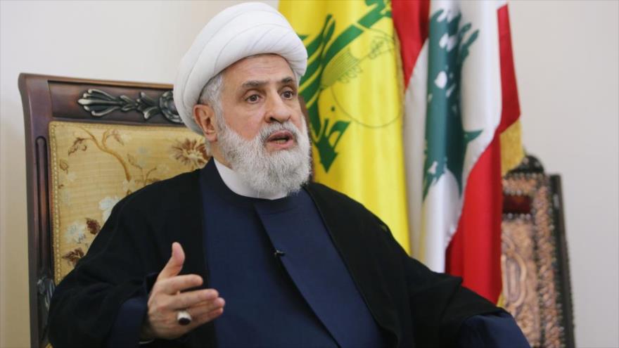 El vicesecretario general del Movimiento de Resistencia Islámica de El Líbano (Hezbolá), el sheij Naim Qasem.