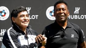 Pelé a Maradona: Un día, allá en el cielo, jugaremos juntos