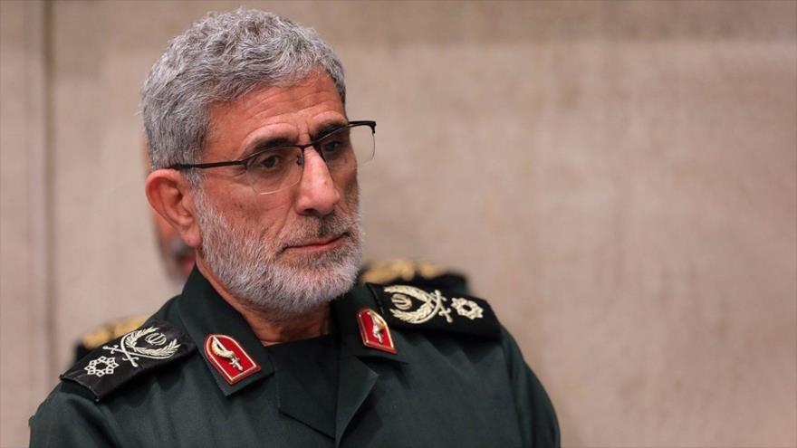 El general de brigada Esmail Qaani, comandante de la Fuerza Quds del Cuerpo de Guardianes de la Revolución Islámica (CGRI) de Irán.