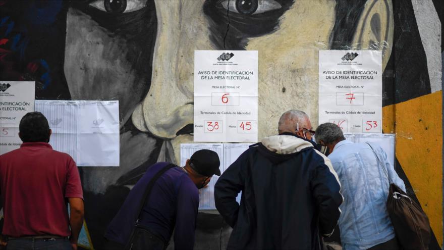 Un colegio electoral en Caracas, la capital de Venezuela, 6 de diciembre de 2020. (Foto: AFP)