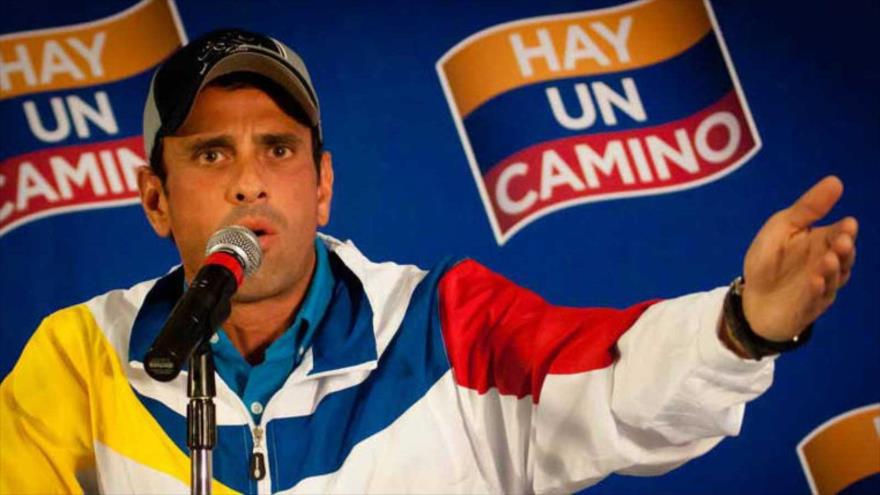 El opositor exgobernador de la provincia de Miranda y dos veces candidato a la Presidencia de Venezuela, Henrique Capriles Radonski.