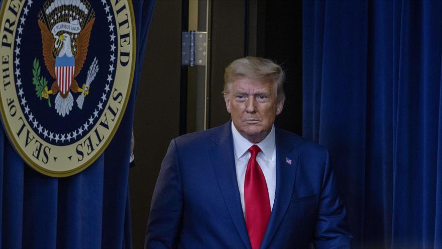 El presidente en funciones de EE.UU., Donald Trump, asiste a un acto celebrado en Washington D.C., 8 de diciembre de 2020. (Foto: AFP)