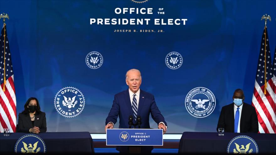 El presidente electo de EE.UU. Joe Biden, 09 de diciembre de 2020.