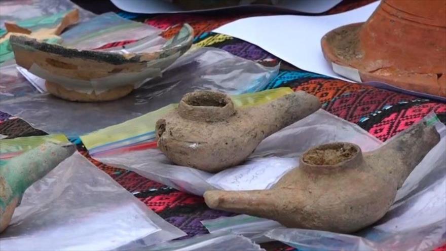 300 objetos históricos desenterrados en el norte de Irán