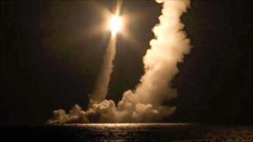 Submarino nuclear ruso prueba 4 misiles intercontinentales
