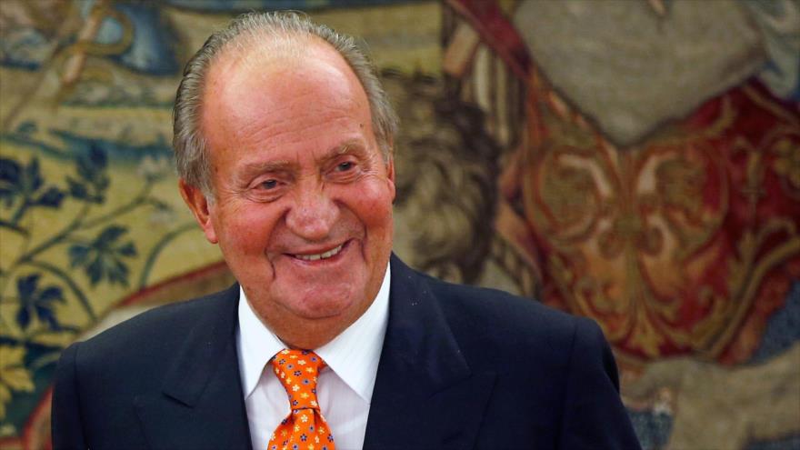El rey emérito de España, Juan Carlos I, en una recepción relazada en el Palacio de la Zarzuela, en Madrid, capital española.