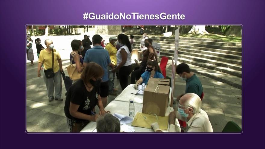 Etiquetaje; Consulta de Guaidó: la gente no apoya al líder opositor
