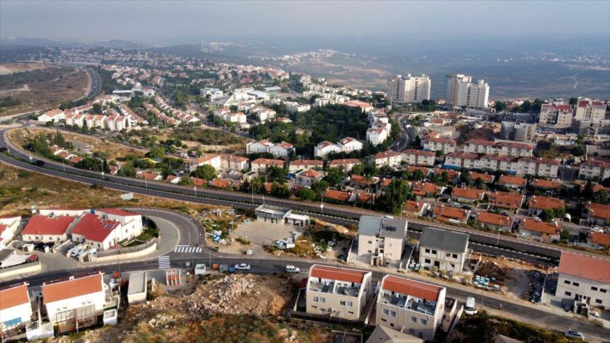 Vista general del asentamiento israelí de Ariel en la Cisjordania ocupada, 1 de julio de 2020. (Foto: AFP)