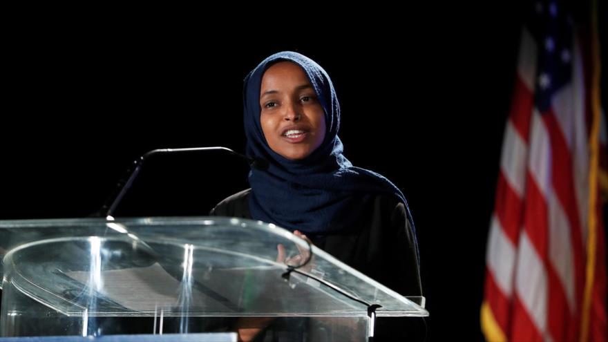 La congresista estadounidense Ilhan Omar