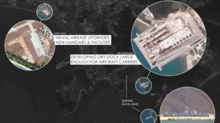 Fotos satelitales: China actualiza sus bases navales en mar del Sur