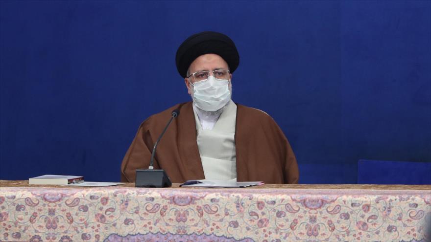 El presidente del Poder Judicial de Irán, Seyed Ebrahim Raisi, en una reunión en Teherán, 21 de diciembre de 2020. (Foto: President.ir)