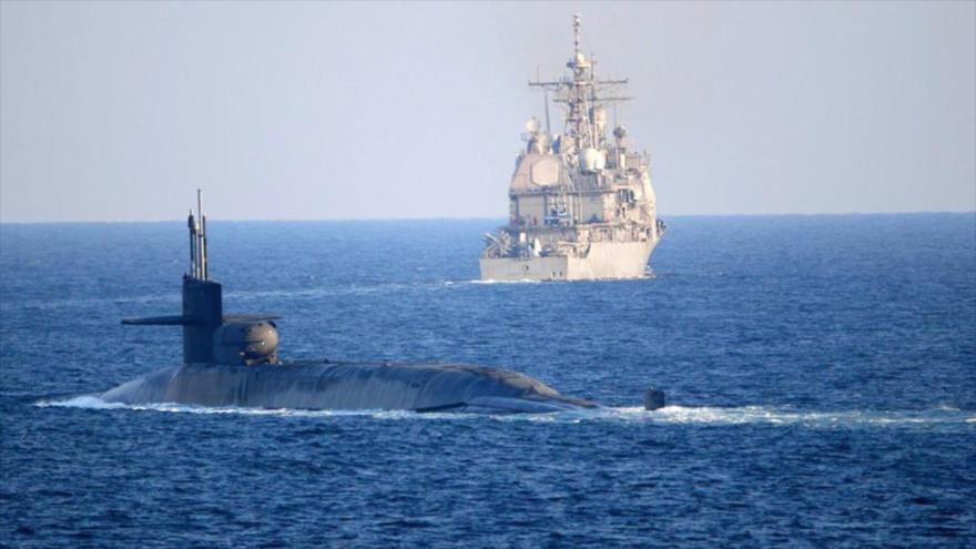 Imagen del submarino de propulsión nuclear USS Georgia (SSGN-729).
