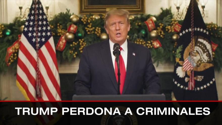 Fracaso de EEUU. Trump perdona a criminales. Sanciones de EEUU - Boletín: 16:30 - 23/12/2020