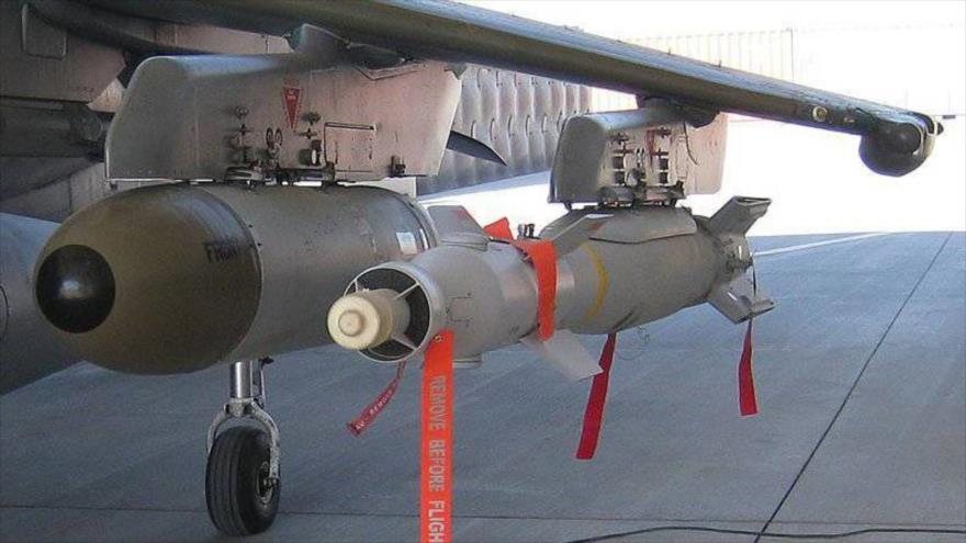 Bomba guiada por láser Paveway IV, de la empresa estadounidense Raytheon.