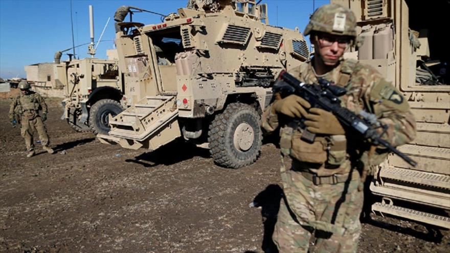 Soldados estadounidenses durante una misión en el este de Mosul, norte de Irak, 27 de diciembre de 2016.