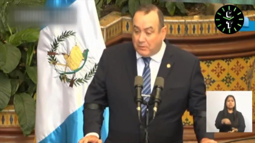 Giammattei insta a replantear los acuerdos de paz en Guatemala 