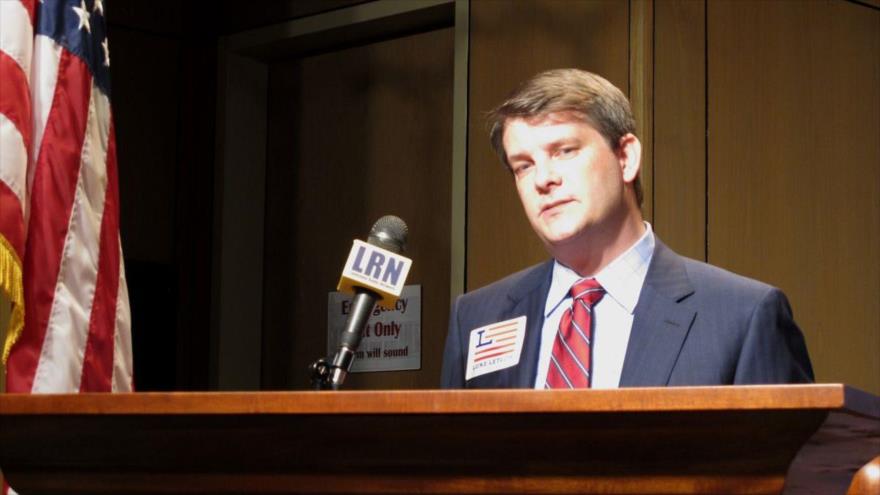 El recientemente elegido congresista estadounidense Luke Letlow.