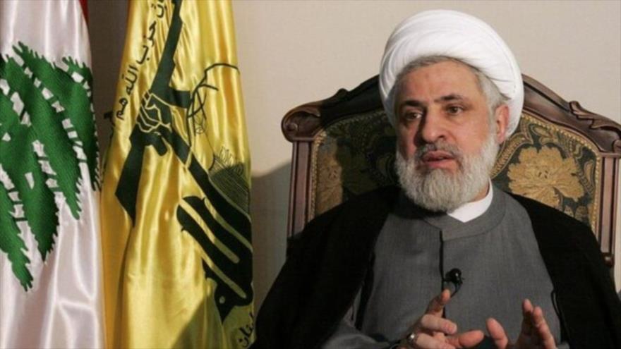 El vicesecretario general del Movimiento de Resistencia Islámica de El Líbano (Hezbolá), el sheij Naim Qasem.