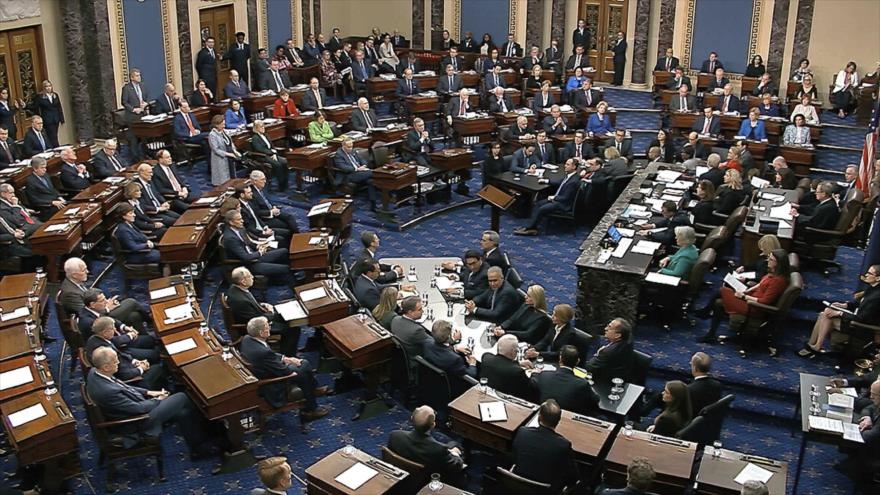 Senadores estadounidenses durante una sesión. (Foto: AP)