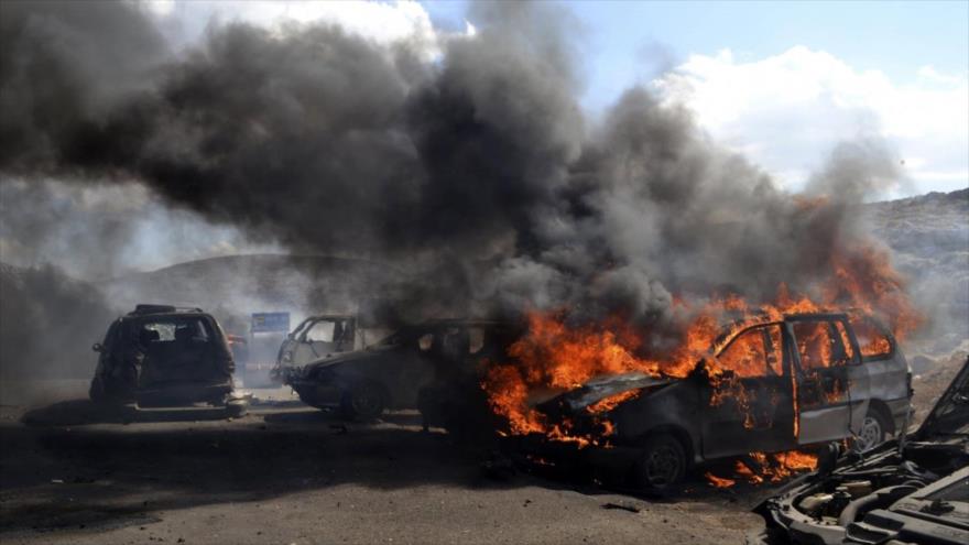 Explosión de coche bomba en la provincia siria de Idlib.