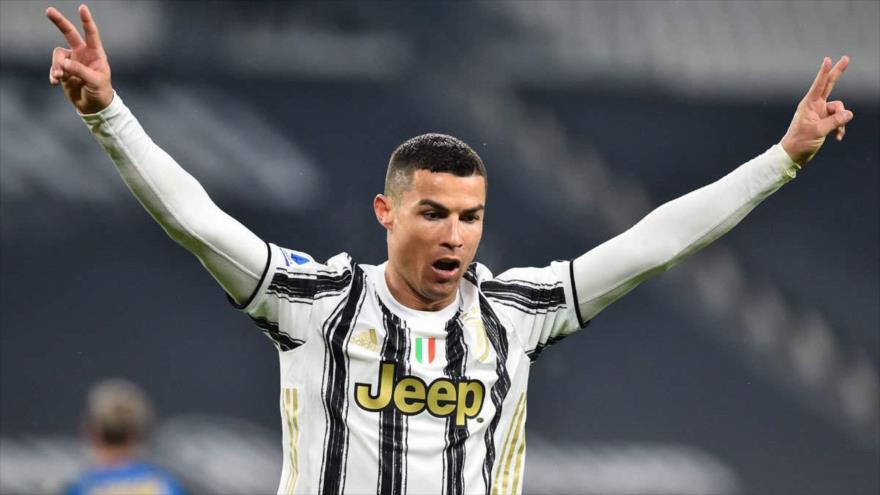 Cristiano Ronaldo de Juventus celebra durante el partido con Udinese, 3 de enero de 2021. (Foto: Reuters)