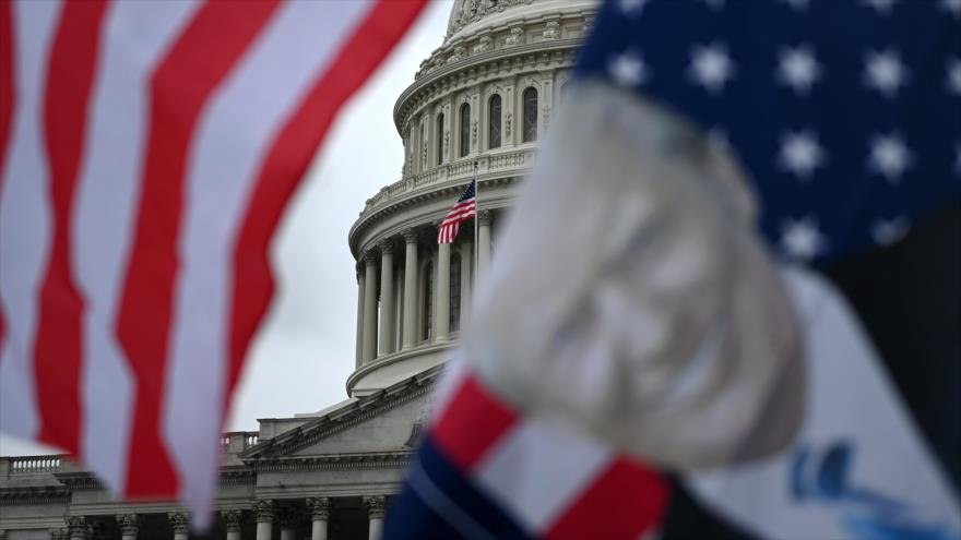 Los partidarios del presidente de EE.UU., Donald Trump, se reúnen ante el Capitolio en Washington D.C., 5 de enero de 2021. (Foto: AFP)