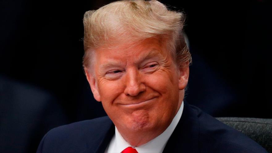 El presidente saliente de Estados Unidos, Donald Trump, durante una reunión en Londres, el Reino Unido, 4 de diciembre de 2019. (Foto: AFP)