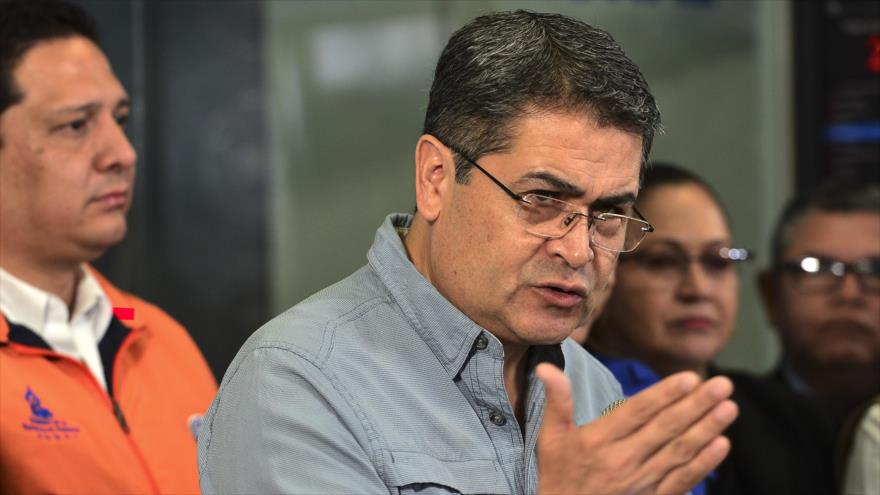 Juan Orlando Hernández, presidente de Honduras, Foto Archivo: (AFP) 