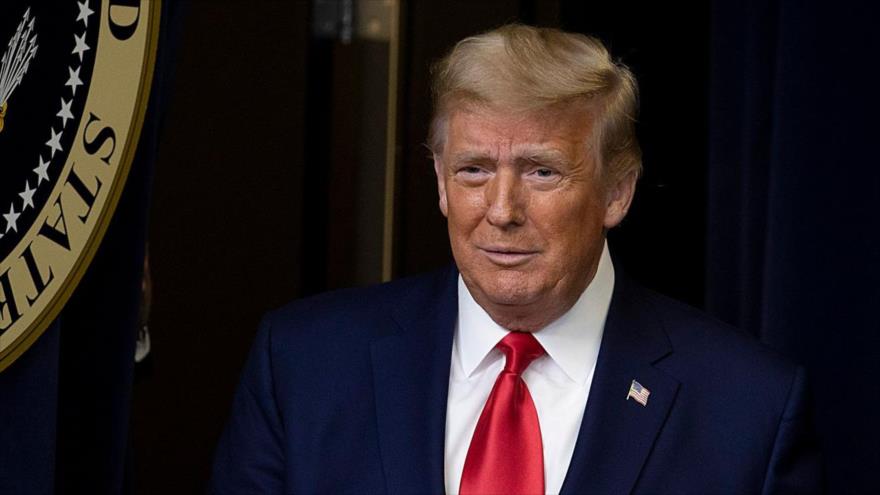 El presidente saliente de Estados Unidos, Donald Trump, durante una reunión en Washington, la capital, 8 de diciembre de 2020. (Foto: AFP)
