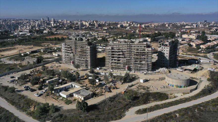 El asentamiento ilegal israelí de Beit El, en la Cisjordania ocupada, 13 de octubre de 2020. (Foto: AFP)