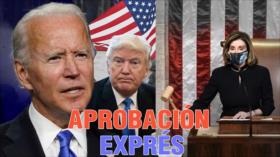 Detrás de la Razón: Cámara Baja estadounidense aprueba juicio al presidente en medio de caos político