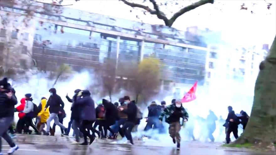 En Francia protestan contra polémica ley de Seguridad Global