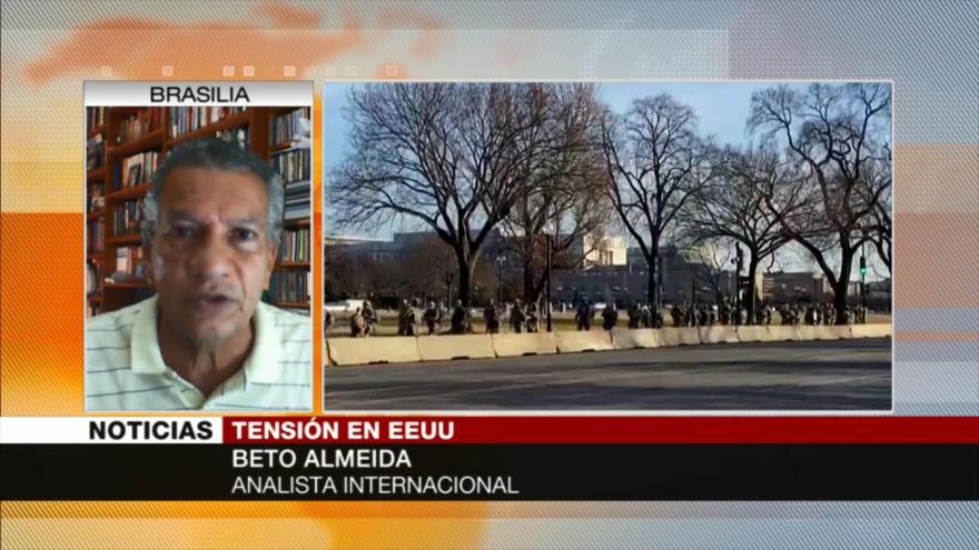 Almeida: La clase dirigente de EEUU tiene una mentalidad violenta