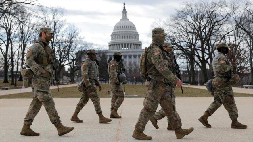 Vídeo: ¡Washington está bien militarizado para investidura de Biden!