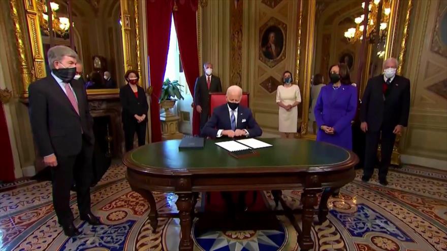 Investidura de Biden. Reacciones Internacionales. Terrorismo contra Siria - Boletín: 12:30 - 21/01/2021
