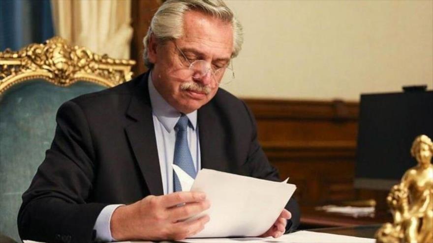 El presidente de Argentina, Alberto Fernández. (Foto: TELAM)