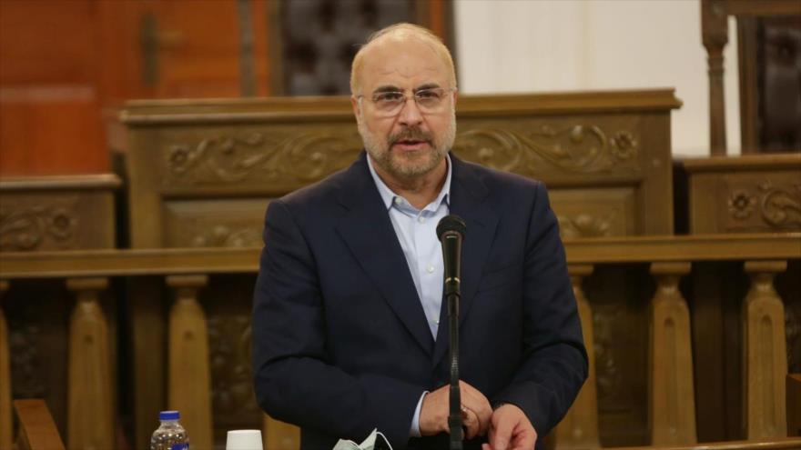 El presidente de la Asamblea Consultiva Islámica de Irán (Mayles), Mohamad Baqer Qalibaf.