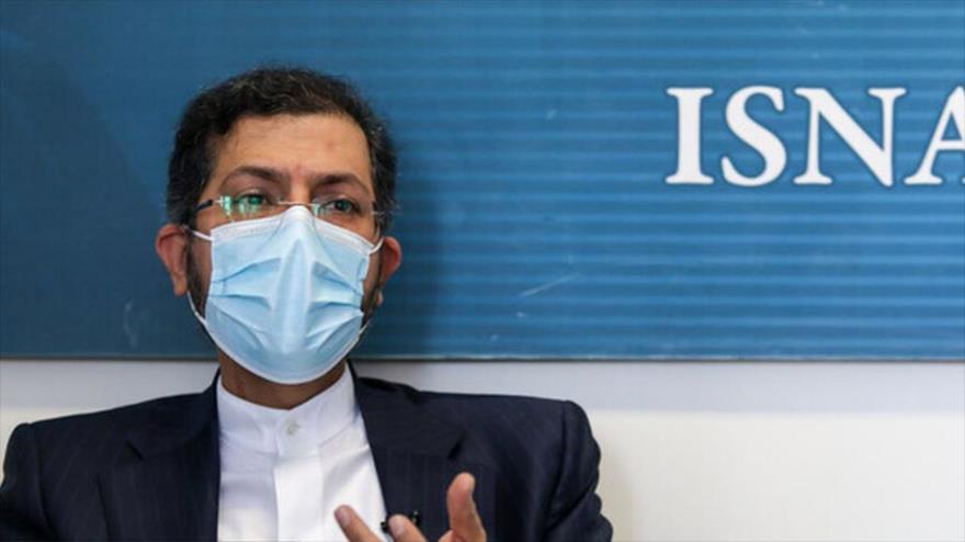 El portavoz de la Cancillería iraní, Said Jatibzade, en una entrevista con ISNA, 23 de enero de 2021.