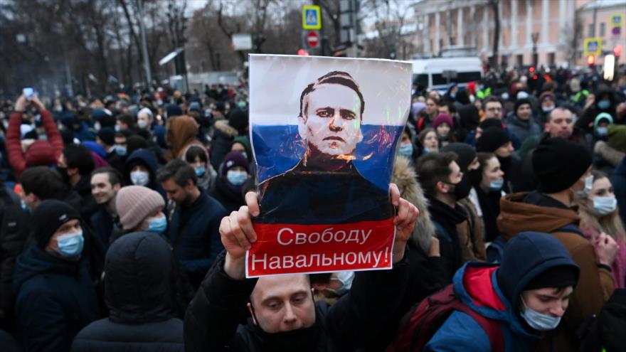 Rusia acusa a EEUU de “injerencia” en protestas por caso Navalni | HISPANTV