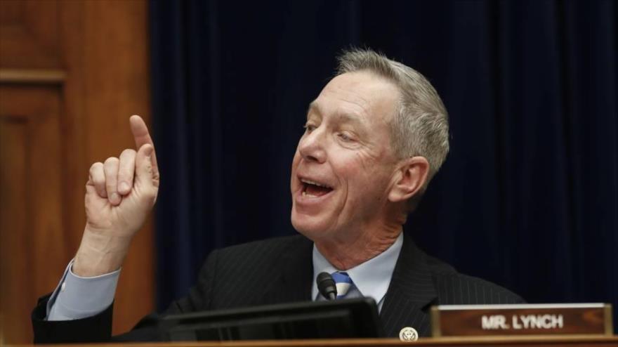 El congresista de EE.UU. Stephen F. Lynch, durante un acto en el Capitolio en Washington D.C., 27 febrero de 2019. (Foto: AP)