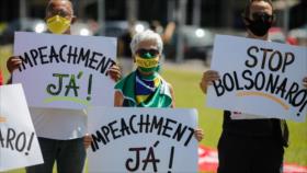 Brasileños vuelven a las calles y exigen destitución de Bolsonaro