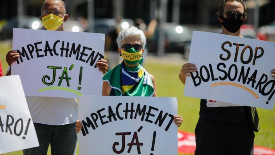 Brasileños vuelven a las calles y exigen destitución de Bolsonaro | HISPANTV
