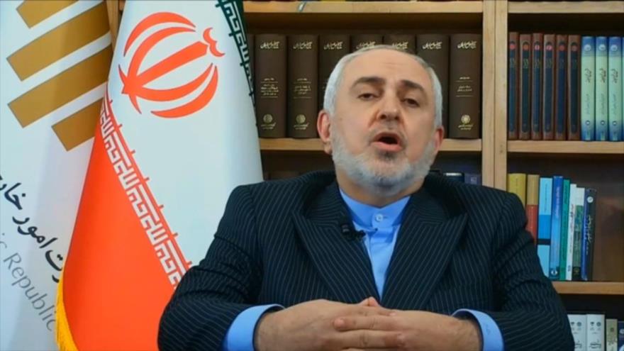 El canciller iraní, Mohamad Yavad Zarif, durante una entrevista, 1 de febrero de 2021. (Foto: CNN)