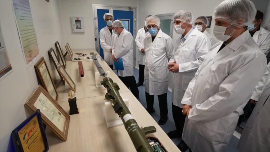 Irán inaugura la línea de producción masiva de misiles portátiles, 6 de febrero de 2021. (Foto: IRNA)