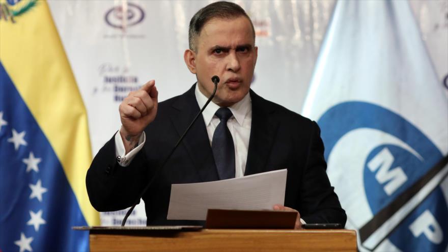 El fiscal general de Venezuela, Tarek William Saab, en un programa televisivo.