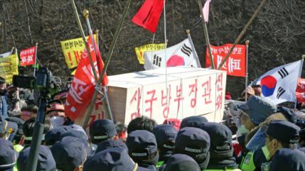 Suspendida maniobra militar EEUU-Corea del Sur debido a protestas